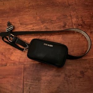Steve Madden Black Belt Bag Size L